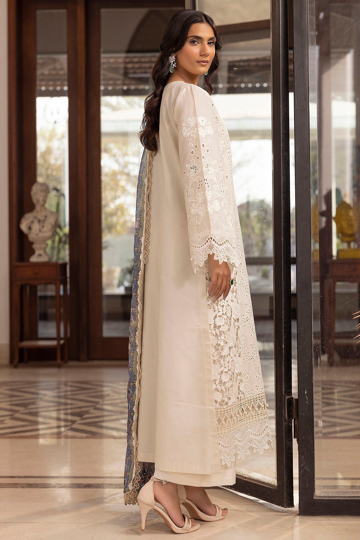 5324-SIDONIE EMBROIDERED LAWN UNSTITCHED