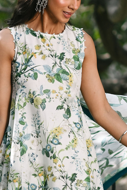 3 Piece Embroidered Printed Lawn Suit with Lawn Dupatta CL-62081