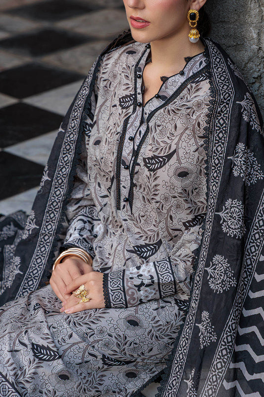 3 Piece Printed Lawn Suit B-62005