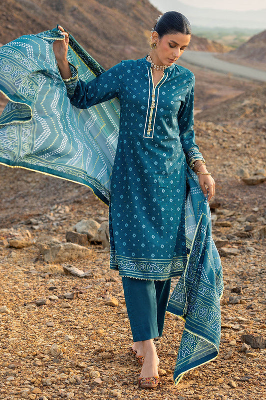 3 Piece Printed Lawn Suit CL-62031 B