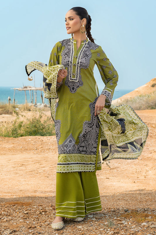 3 Piece Printed Lawn Suit CL-62061 A