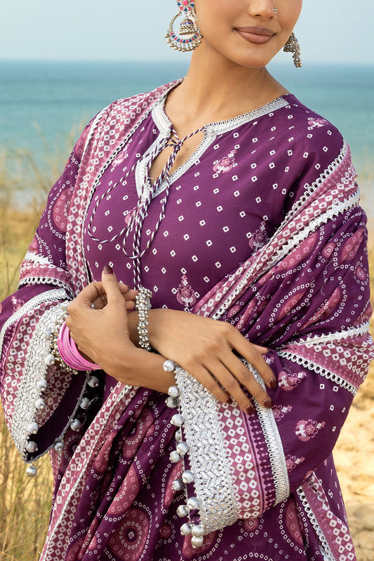 3 Piece Printed Lawn Suit CL-62168 A