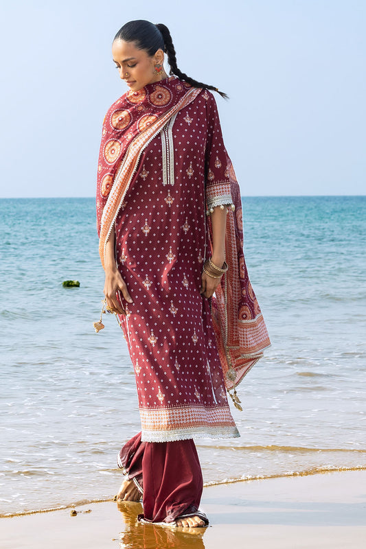 3 Piece Printed Lawn Suit CL-62168 B