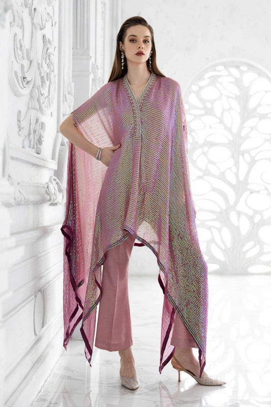 3 Piece Embroidered Chiffon Suit