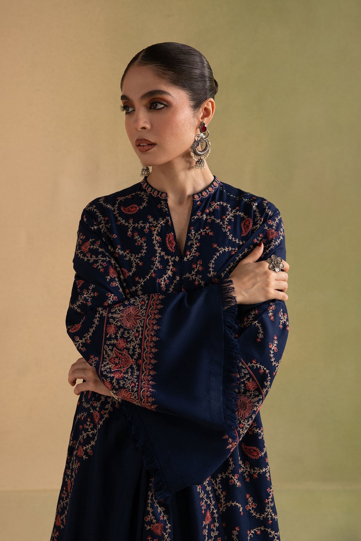 Samaaq - 3 Piece Karandi RTW