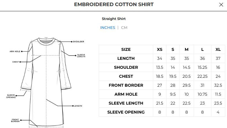 Embroidered Cotton Shirt