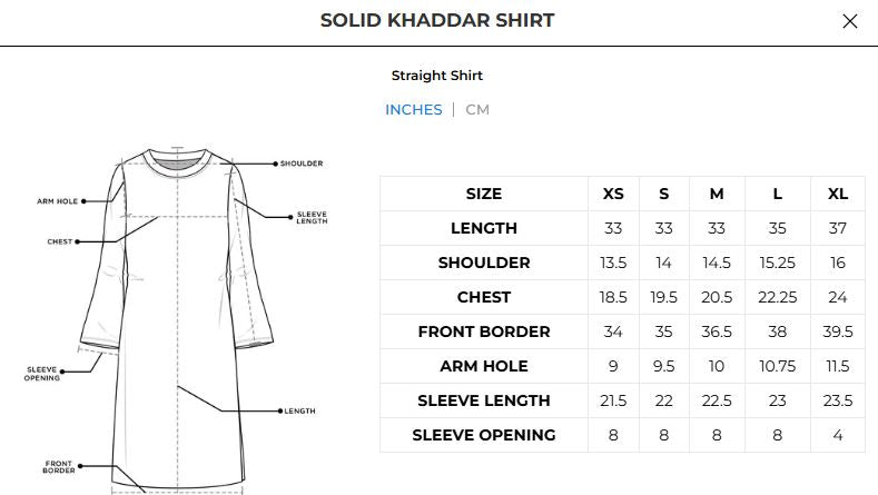 Solid Khaddar Shirt