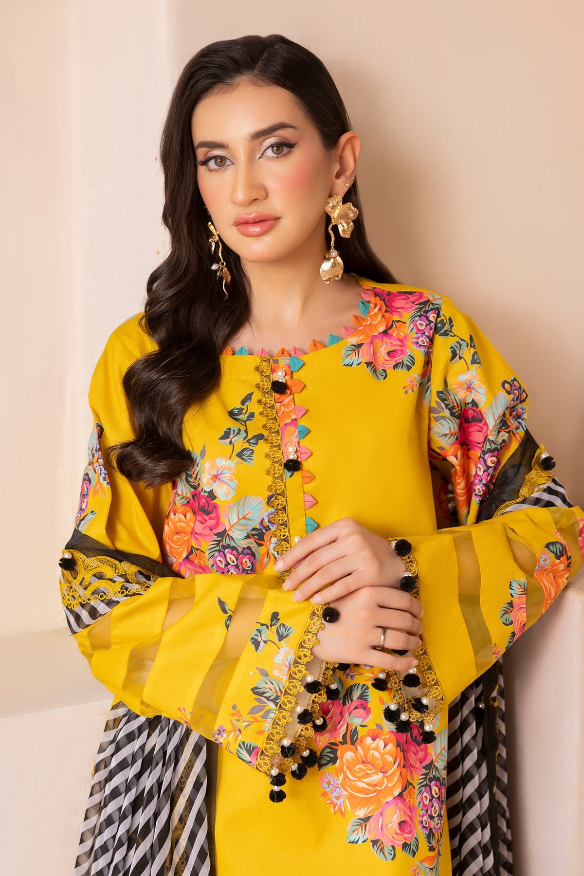 3-PC Unstitched Embroidered Lawn Collection CH6-12