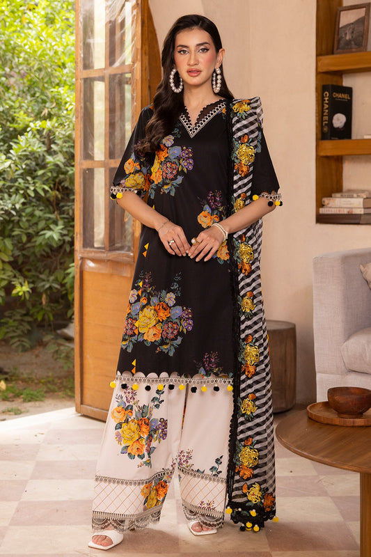 3-PC Unstitched Embroidered Lawn Collection CH6-07