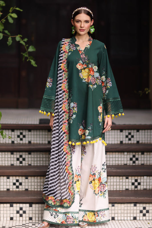 3-PC Unstitched Embroidered Lawn Collection CH6-08