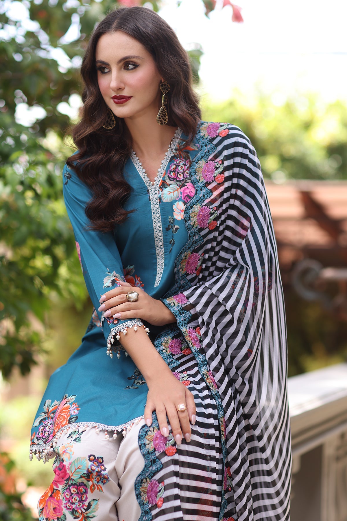 3-PC Unstitched Embroidered Lawn Collection CH6-11