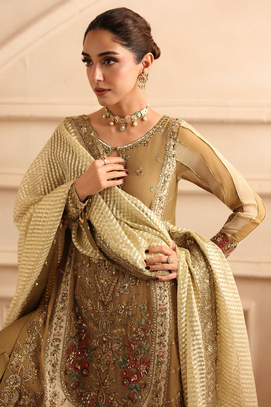 3-PC Unstitched Embroidered Luxury Chiffon DJW6-06