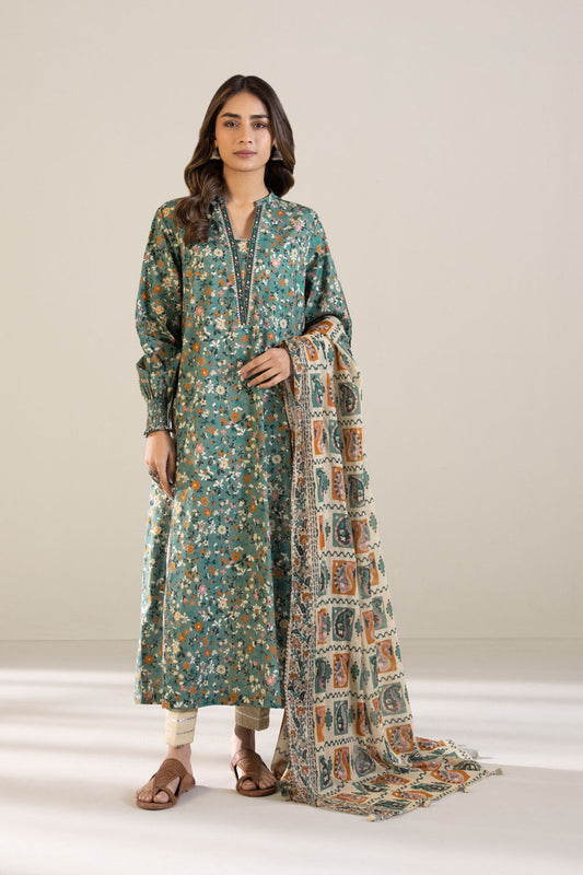 2 Piece - Printed Cambric Suit - Multi