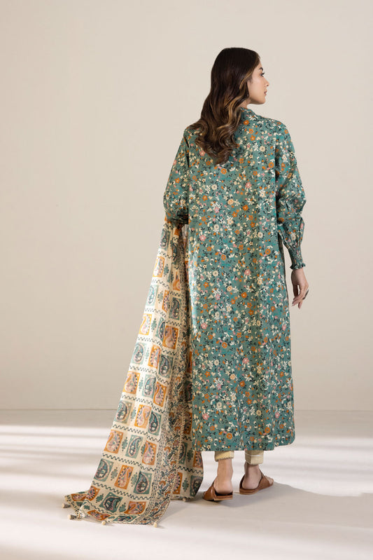 2 Piece - Printed Cambric Suit - Multi