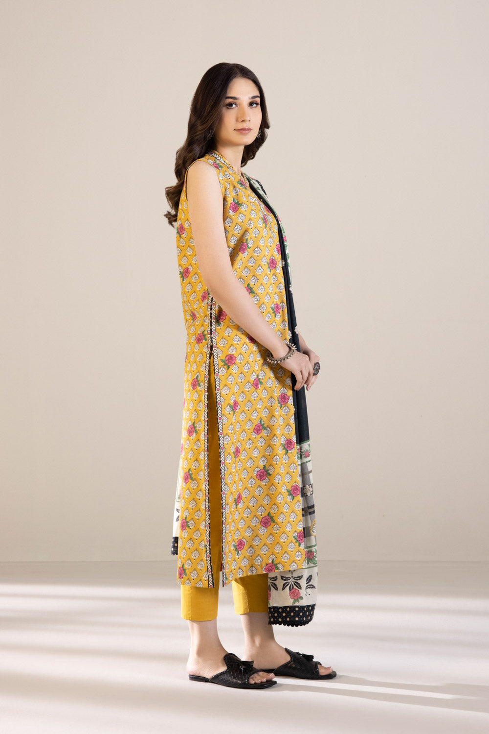 2 Piece - Printed Cambric Suit - Multi