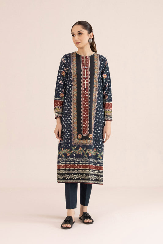 2 Piece - Printed Cambric Suit - Blue