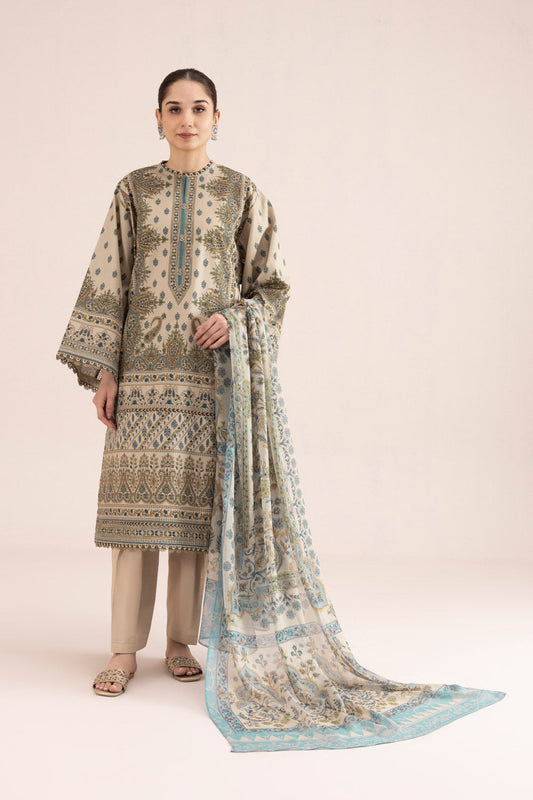 2 Piece - Printed Cambric Suit - Multi