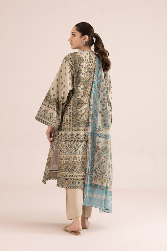 2 Piece - Printed Cambric Suit - Multi