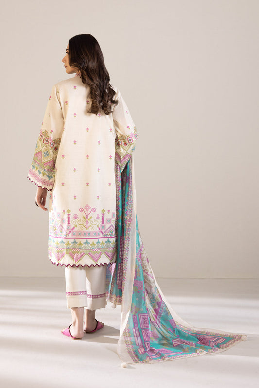 2 Piece - Embroidered Lawn Suit - Multi