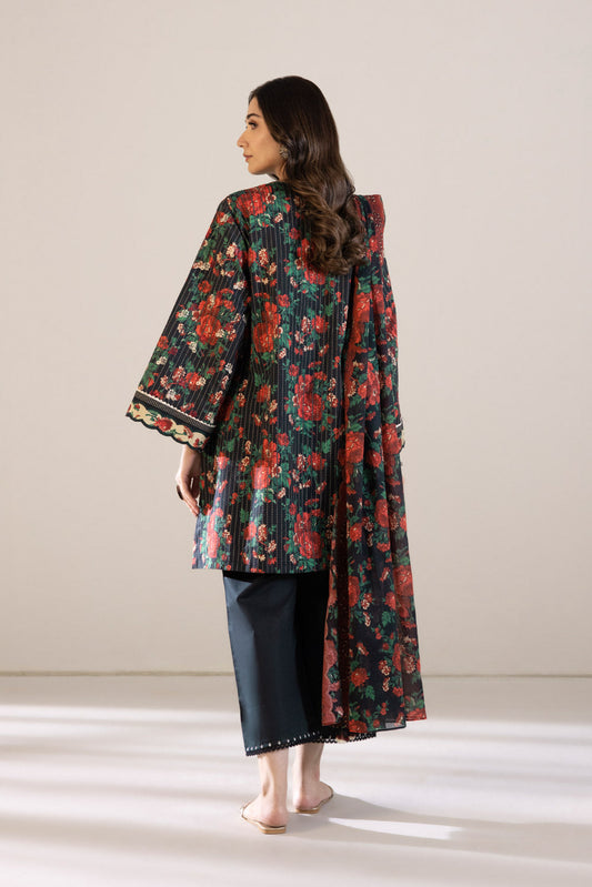 2 Piece - Embroidered Cambric Suit - Multi