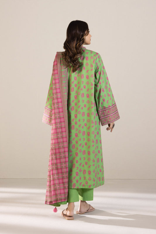 2 Piece - Embroidered Cambric Suit - Multi