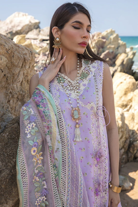 CRIMSON LUXURY LAWN D-02B (SUMMER ROSETTES)