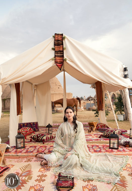 Unstitched Lawn D-2110-A - Heer Rang