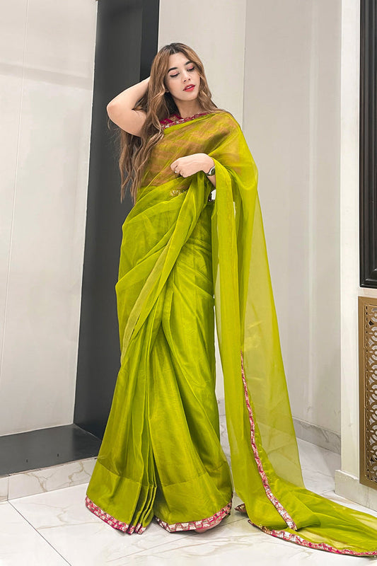 Organza Luxury Saree | TITLIYAN | SR202130