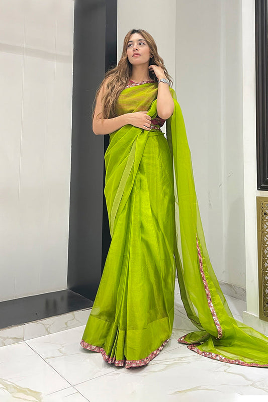 Organza Luxury Saree | TITLIYAN | SR202130