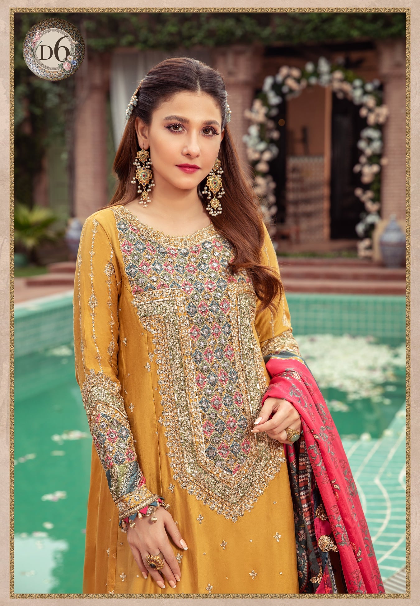 Sateen Unstitched Design # 6 - Heer Rang