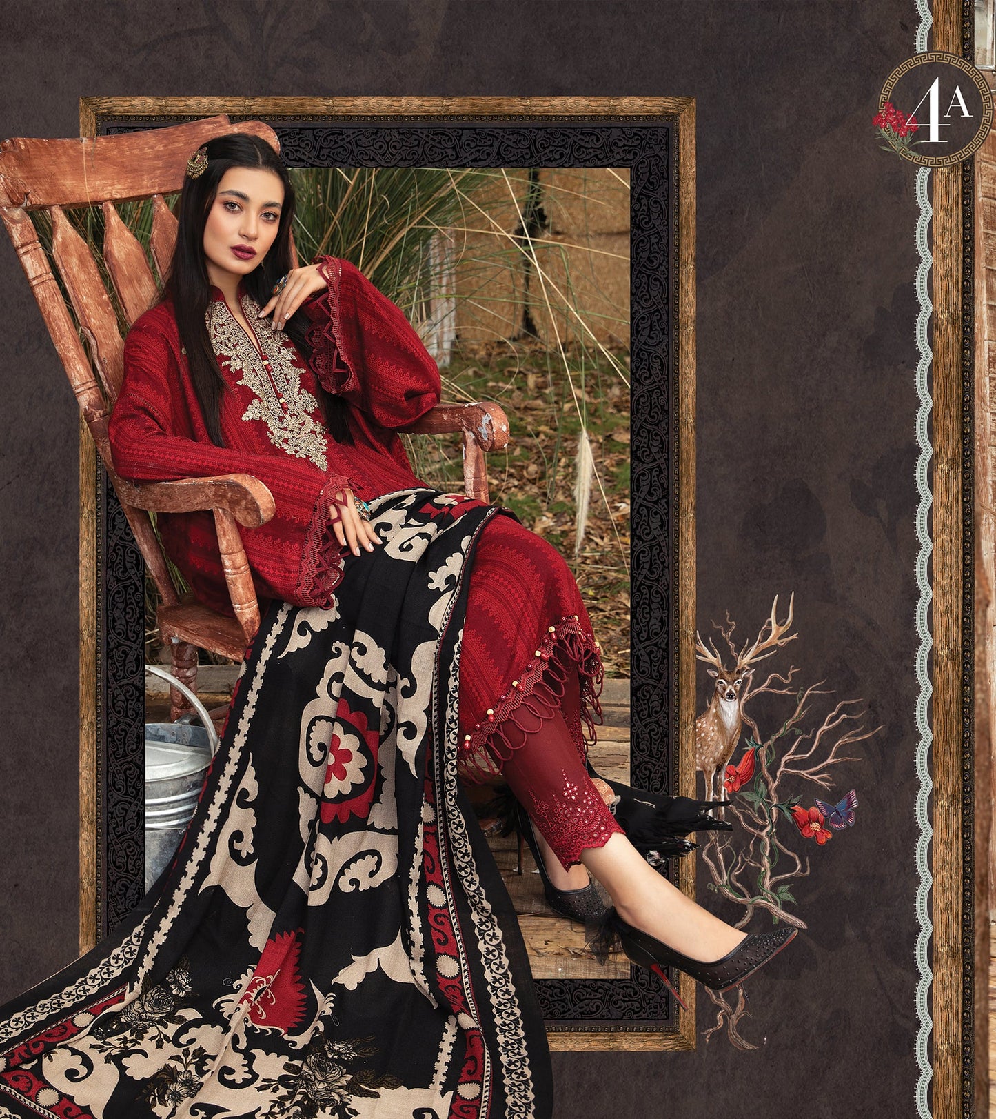 M.Prints MPT-1204-A - Heer Rang