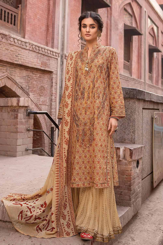 3PC Lawn Unstitched Foil Printed Suit CL-32445 A