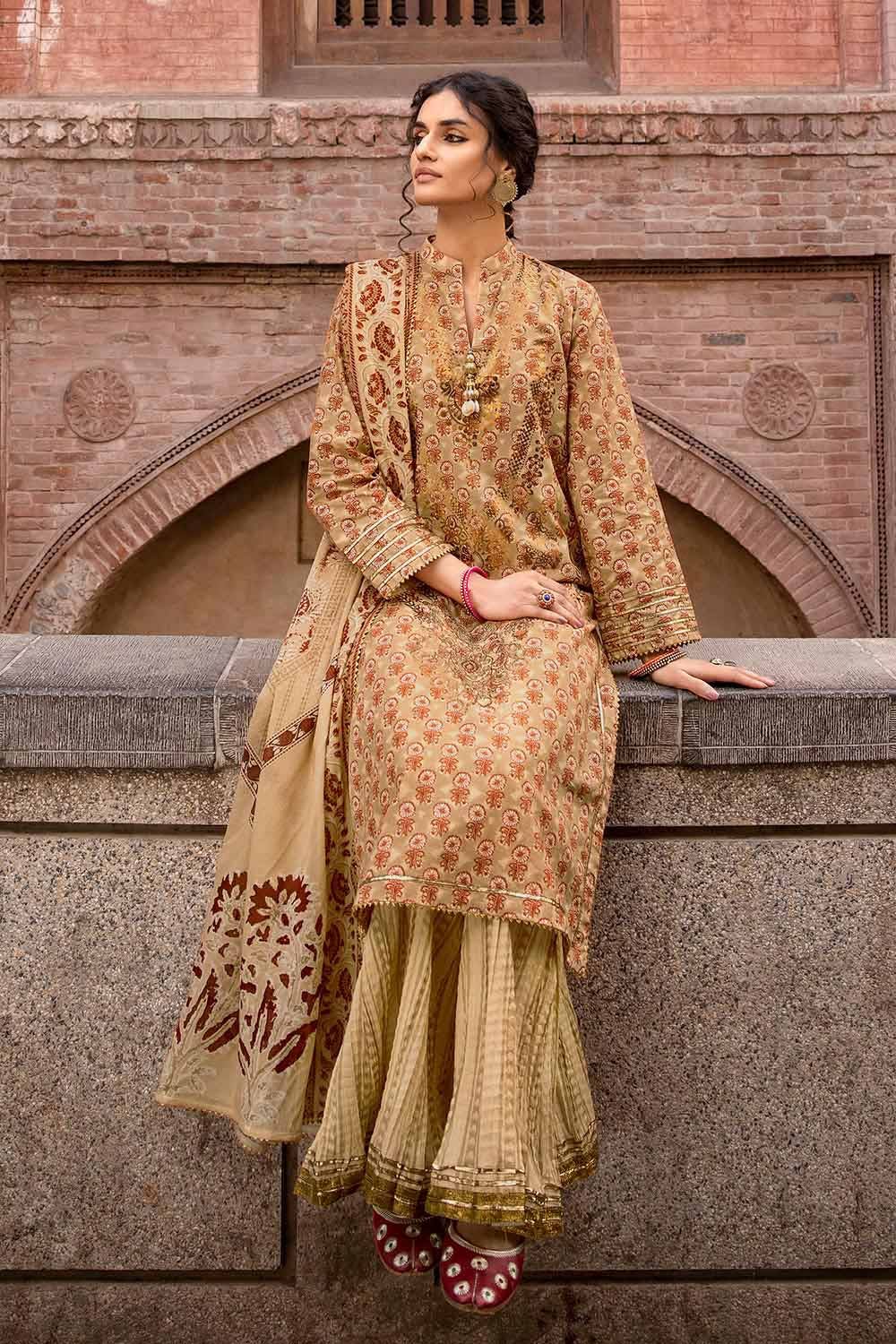3PC Lawn Unstitched Foil Printed Suit CL-32445 A