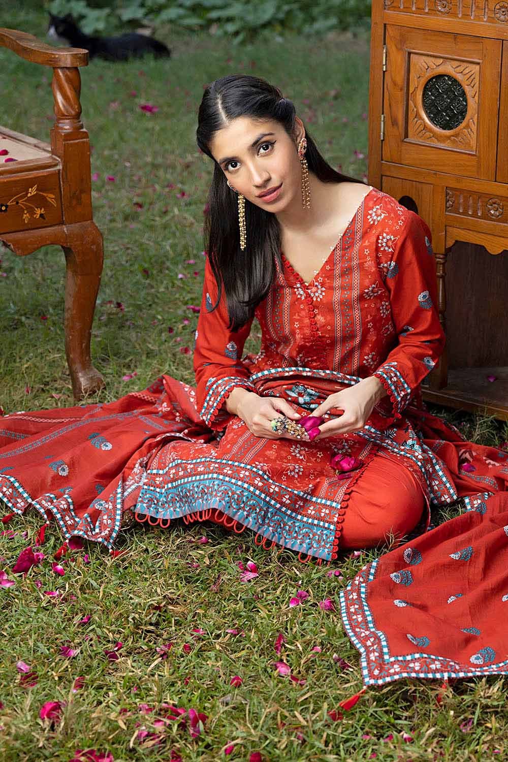 3PC Lawn Unstitched Printed Suit CL-32218