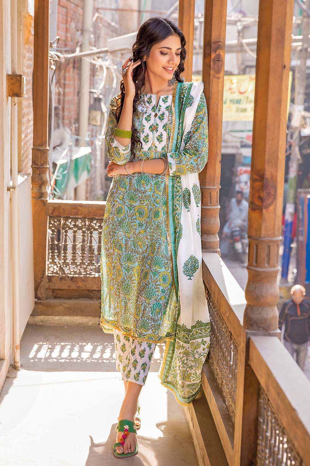 3PC Lawn Unstitched Printed Suit CL-32241 A