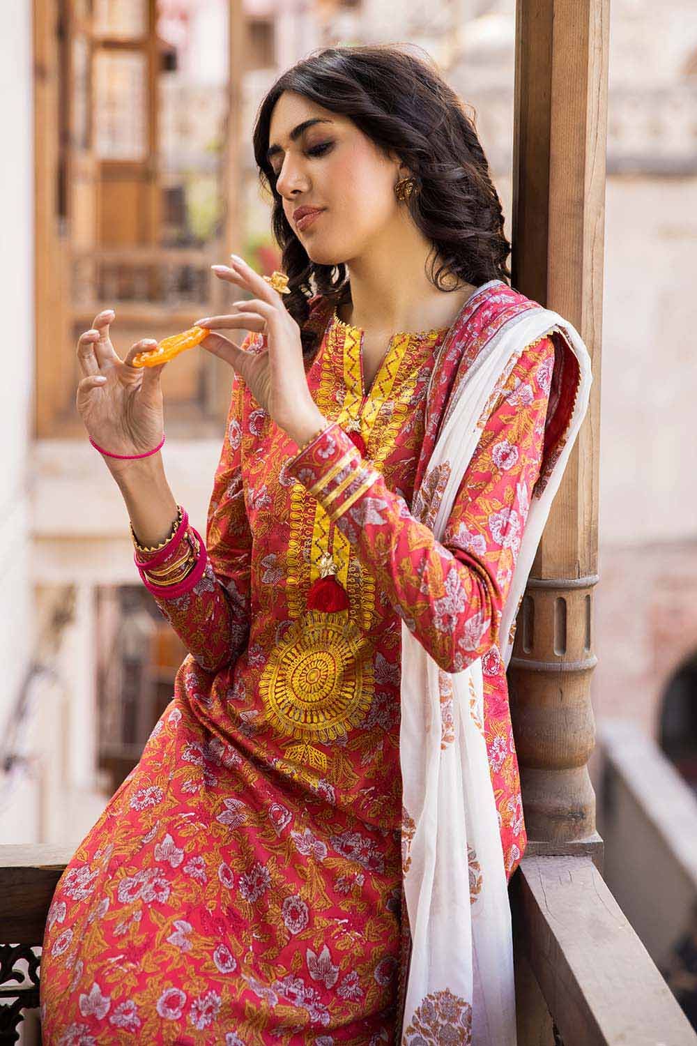 3PC Lawn Unstitched Foil Printed Suit CL-32243 A