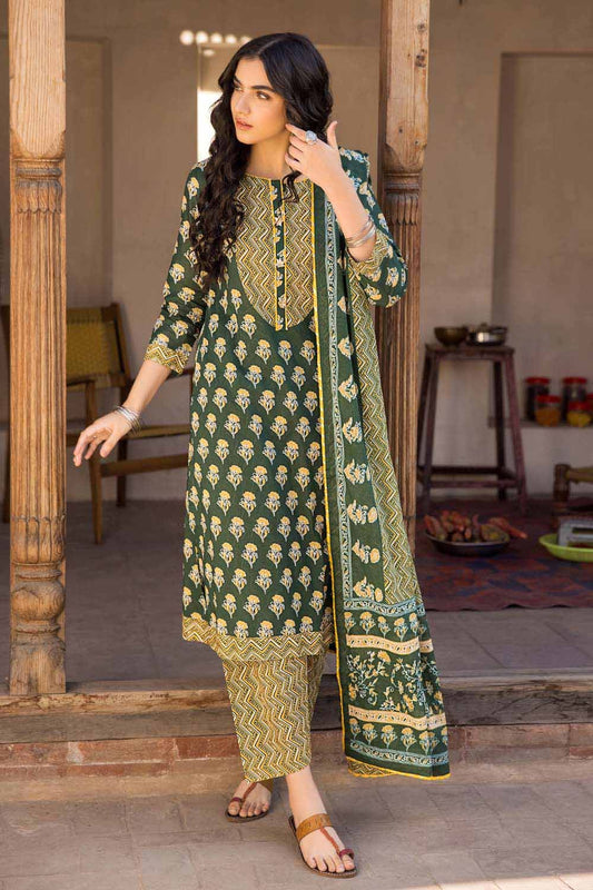 3PC Lawn Unstitched Printed Suit CL-32242 A