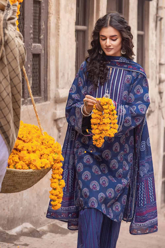 3PC Lawn Unstitched Digital Printed Suit CL-32425 B