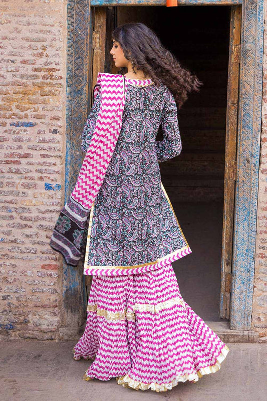 3PC Lawn Unstitched Printed Suit CL-32234 B