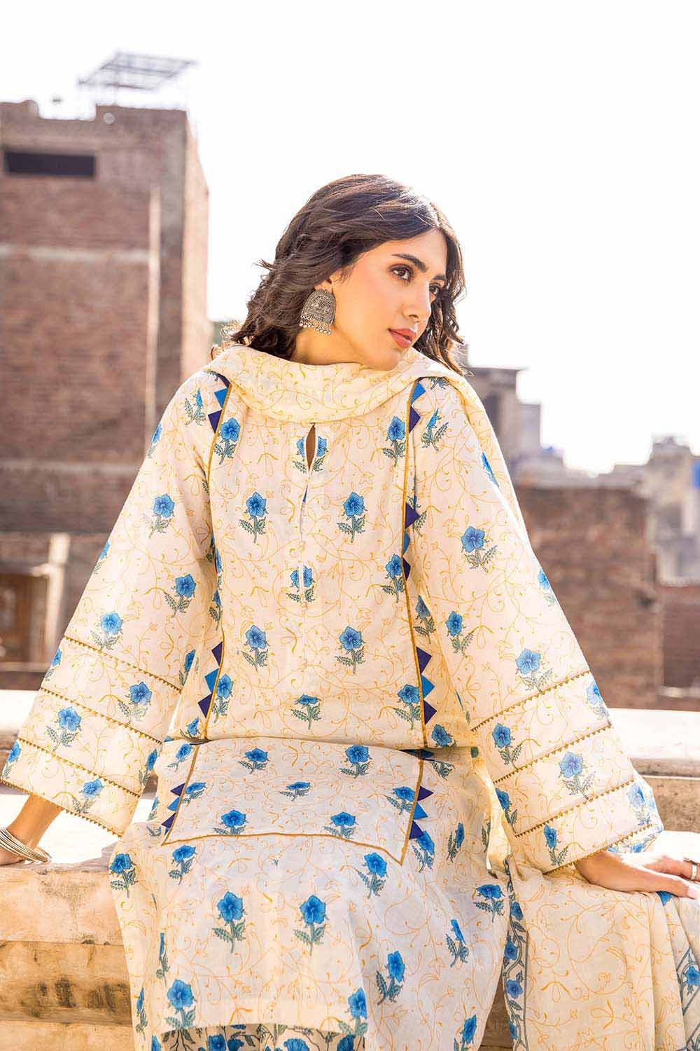 3PC Lawn Unstitched Printed Suit CL-32239 A