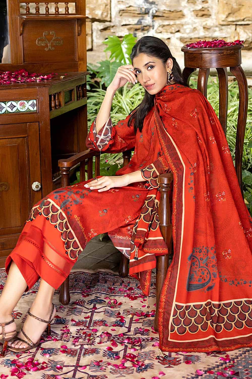 3PC Lawn Unstitched Digital Printed Suit CL-32252