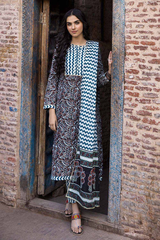 3PC Lawn Unstitched Printed Suit CL-32234 A