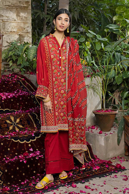 3PC Lawn Unstitched Printed Suit CL-32253