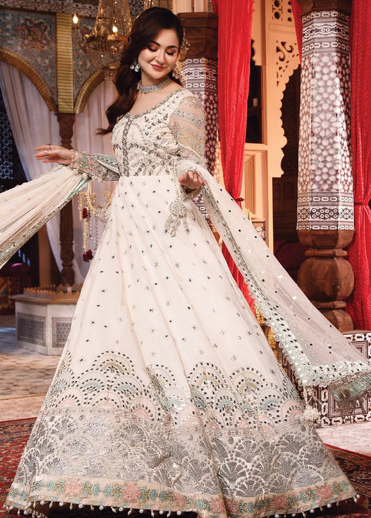 Mbroidered by Maria B Embroidered Raw Silk Suits Unstitched 3 Piece MB22WD D2