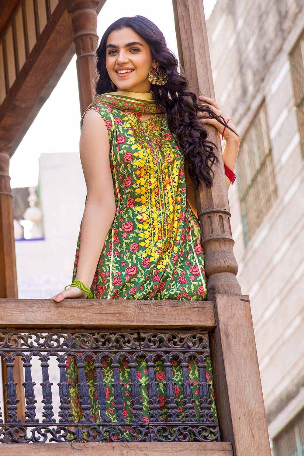 3PC Lawn Unstitched Foil Printed Suit CL-32240 A