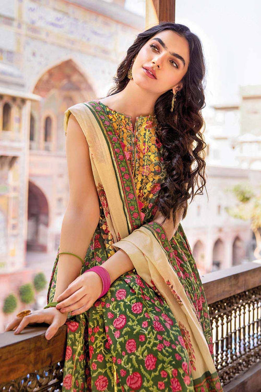 3PC Lawn Unstitched Foil Printed Suit CL-32240 A