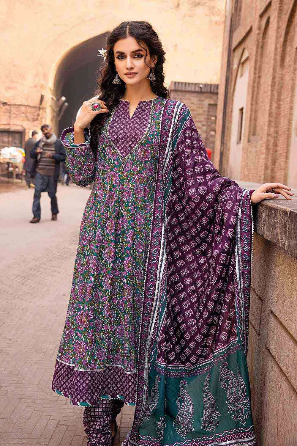 3PC Lawn Unstitched Printed Suit CL-32449 B