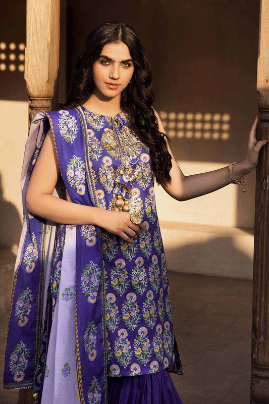 3PC Lawn Unstitched Foil Printed Suit CL-32238 B