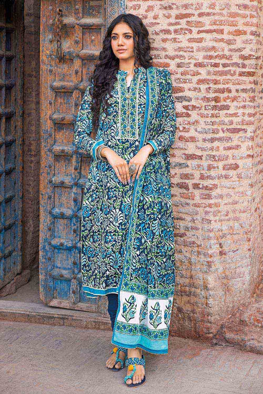 3PC Lawn Unstitched Printed Suit CL-32237 B