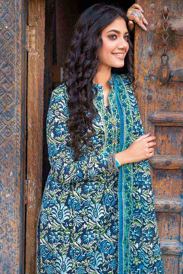 3PC Lawn Unstitched Printed Suit CL-32237 B